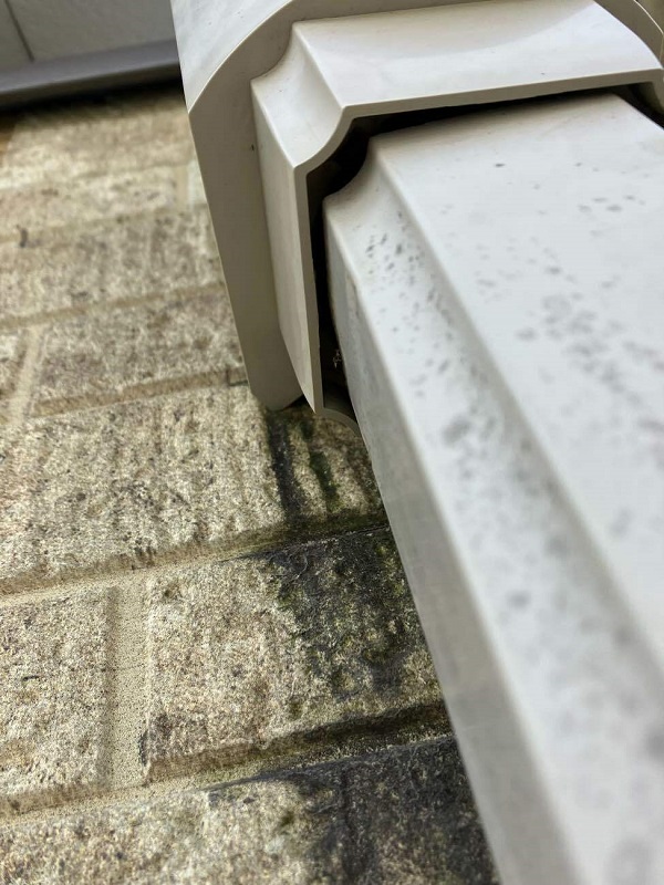 東京都中野区・T様邸　ズレた雨樋の補修工事・外壁の洗浄を行いました！