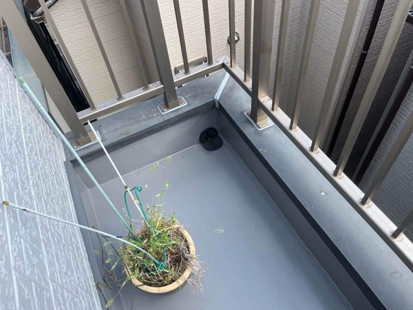 中野区-M様邸-ベランダ防水-ウレタン-施工後