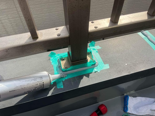 中野区-M様邸-ベランダ防水-シーリング打ち替え