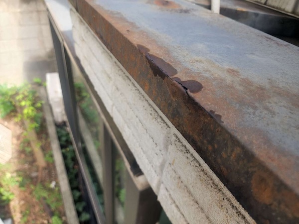 世田谷区S様邸笠木サビ