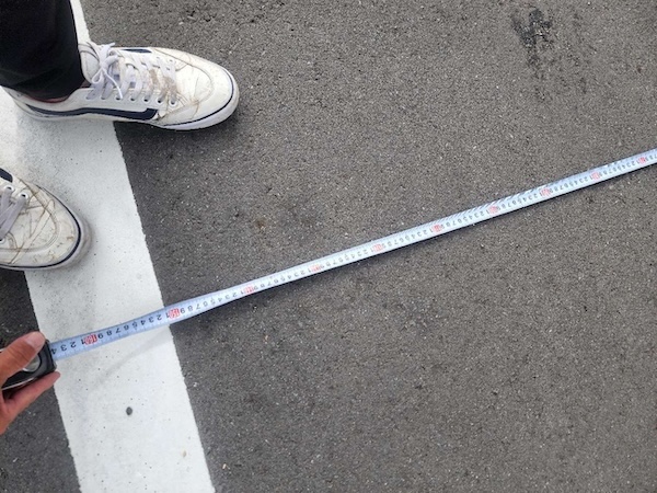 作業スペース実測